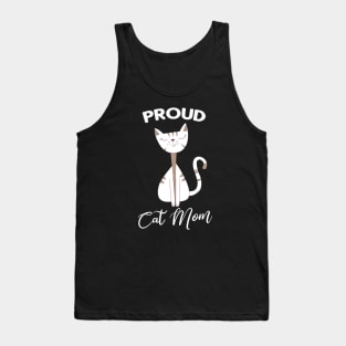 Proud Cat Mom Cats Owner Gifts Tank Top